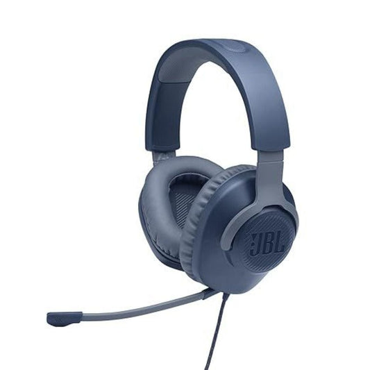 LX INDIA Headphone JBL Quantum 100 Wired Over Ear Gaming Headphones with Mic-Blue