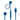 LX INDIA Headphone JBL Tune 305 Wired in-Ear Type C Headphones (blue)