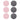 LXINDIA mats Kuber Industries 6 Pcs Non-Slip Tea Coaster for Hot Pot(Grey & Pink)