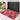 LX INDIA bath mat Kuber Industries Anti Slip Bathroom Mat Circles Design (Red)