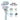 LX INDIA Razors Letsshave Evior Trial Pack Razor for Women with All Our 2 Best Blades + 1 Handle, Pack of 3