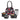LX INDIA Containers Black Milton Floret Lunch Box with Insulated Fabric Jacket