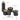 LX INDIA Containers MILTON Pro Lunch Box with Steel Cutlery (Black)