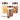 LXINDIA Containers MILTON Vintage Airtight Containers with Spoons Set of 3 750ml each