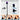 LX INDIA Mobile Tripods Mobilife 62-inch Selfie Stick Tripod 360° Rotation with Gimbal Handle Dual Fill Light Bluetooth Aluminum Selfie Stick Stand