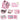 LX INDIA Bag MOCA Kids Backpack Rainbow and Pink