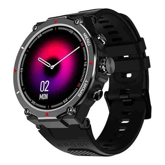 LX INDIA Smart Watch jet black Noise Force Rugged & Sporty 1.32" Bluetooth Calling Smart Watch