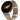 LX INDIA Smart Watch gold link Noise Vortex Plus 1.46” AMOLED Display, AoD, BT Calling, Sleek Metal Finish with Mesh Strap