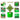 LX INDIA Grow Bags ORGANIC BAZAR 12x12 Grow Bags for Terrace Garden, Premium HDPE 260 GSM Green Planters for Vegetables, Flowers, and Indoor Outdoor Plants (Pack of 10)
