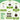 LX INDIA Grow Bags ORILEY Grow Bag Heavy Duty HDPE Plants ((Green, Round Without Handle, 250 GSM 12 x 12 inch Pack of 10))