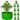 LX INDIA Grow Bags ORILEY Grow Bag Heavy Duty HDPE Plants ((Green, Round Without Handle, 250 GSM 12 x 12 inch Pack of 10))
