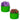 LX INDIA Grow Bags ORILEY Grow Bags 250 GSM 10 x 6 inch Heavy Duty HDPE Plants (Green, Round Without Handle, Pack of 2)