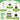 LX INDIA Grow Bags ORILEY Grow Bags 250 GSM 12 x 8 inch Heavy Duty HDPE Plants (Green, Round Without Handle, Pack of 5)