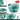 LX INDIA Chopper Pigeon Polypropylene Mini Handy and Compact Chopper (12420, Green, 400 ml)