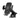 LX INDIA Mobile Holder Portronics Clamp M Car Mobile Holder with 360° Rotational (Black)