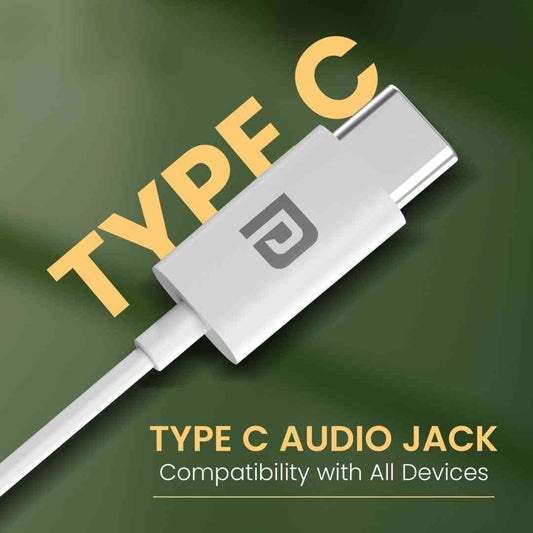 LXINDIA Wireless Earphone Portronics Conch Kappa C in Ear Type C Wired Earphones