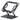 LX INDIA Dock Station Portronics My Buddy K9 - Portable Laptop Stand (Black)