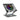 LX INDIA Cooling pad Portronics My Buddy Spinlight Laptop Stand with Cooling Fan (Silver)