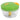 LX INDIA Chopper Prestige PVC 7.0 Veggie Cutter with 3 Stainless Steel Blades|Capacity-450ML|Green