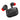 LX INDIA Earbuds pTron Basspods P81 in-Ear Wireless Earbuds (Black & Red)