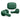 LX INDIA Earbuds pTron Zenbuds X1 Quad Mic TWS Earbuds (Forest Green)