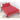 LX INDIA Bedsheet RajasthaniKart Cotton Double Bed Sheet with 2 Pillow Covers (Red Small Booty)
