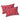 LX INDIA Bedsheet RajasthaniKart Cotton Double Bed Sheet with 2 Pillow Covers (Red Small Booty)