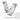 LX INDIA Keyboards Redragon K617 Fizz 60% Wired RGB Gaming Keyboard - White and Grey