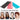 LX INDIA Combs RIANZ Large Hair Detangling Wide Tooth Shampoo Comb(Multi Color - Pack of 4)