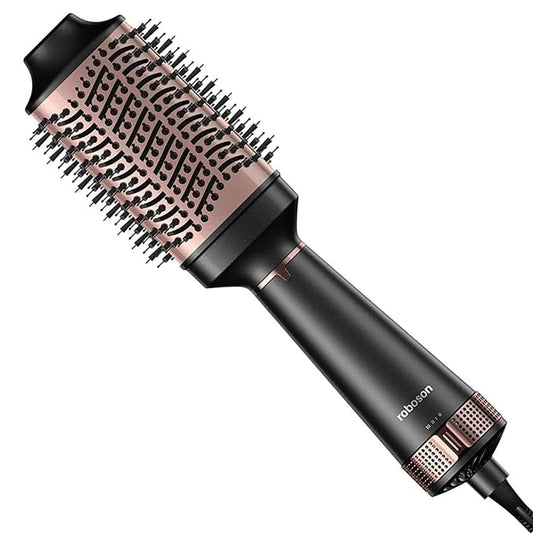 LX INDIA Dryer Roboson Professional Volumizer Hair Dryer 1200 Watts Hot Air Brush One Step Styler for Women