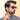 LX INDIA Sunglasses ROYAL SON Men Retro Rectangle Polarized Sunglasses (Black Frame)