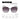 LX INDIA Sunglasses ROYAL SON Oversized Women UV Protected Sunglasses (Grey Frame)