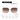 LX INDIA Sunglasses ROYAL SON Women Oversized Non-Polarized Sunglasses (White Frame)