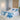 LX INDIA Bedsheet RUSTIQUE LINENS Digitally Printed Cotton Premium Bedsheet Azure Blue