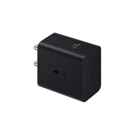 LX INDIA Mobile Charger Samsung Galaxy 45W Travel Adaptor (Without Cable), Black