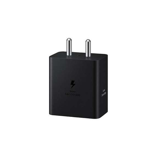 LX INDIA Mobile Charger Samsung Galaxy 45W Travel Adaptor (Without Cable), Black