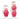 LX INDIA Bottle SAMVARDHAN Folding 700 ml Silicone Collapsible Water Bottle(Strawberry)