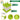 LX INDIA Ice cream makers and Moulds Shuban Plastic Popsicle Mould Green (Pack of 2)