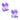 LX INDIA Ice cream makers and Moulds Shuban Plastic Popsicle Mould Purple (Pack of 2)