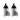 LX INDIA Shakers Black SIGNORA WARE Shake n Shake Steel Sports Shaker with Blending Ball and Whisking Wheel, Set of 2, 650ml+650ml