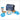 LX INDIA Containers Signoraware Best Stainless-Steel Lunch Box Set 4 with Bag (Blue)