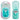 LXINDIA shaving razor Sirona 5 Blade Mini Travel Cartridge Hair Removal Razor for Women
