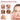 LX INDIA Face Massager SKINROTH Ice Face Roller Silicone Facial Cube (Pink, Pack of 2)