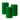 LXINDIA Candle Green Soy Wax Pillar Candle Set of 3 Pcs Ribbed Pillar Candles for Home Decor Diwali