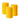 LXINDIA Candle Yellow Soy Wax Pillar Candle Set of 3 Pcs Ribbed Pillar Candles for Home Decor Diwali