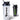 LX INDIA Shakers Spike Protein Shaker Bottle for Whey Protein Mix, Cycling, Gym Water Bottle with Stainless Steel Ball 700ml Black + Clear