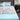 LX INDIA Bedsheet Story at Home Bedsheet for King Size Bed Sky Blue