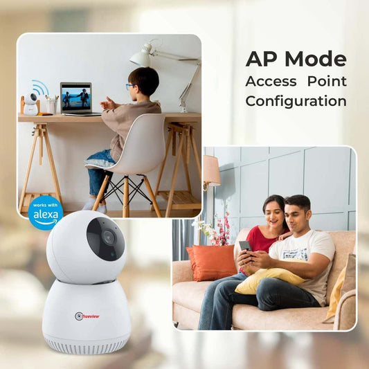 LX INDIA CCTV Trueview 3MP Pack of 2 Smart CCTV Wi-fi Home Security Camera with Pan Tilt 360° View