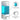LXINDIA Sanitiser Dispenser Twizzle ABS Plastic Wall Mounted Sanitizer Dispenser ( Pack of 2) Chrome Plated