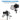 LX INDIA Mobile Tripods Tygot 3366 Aluminum Tripod (55-Inch), Universal Lightweight Tripod with Mobile Phone Holder